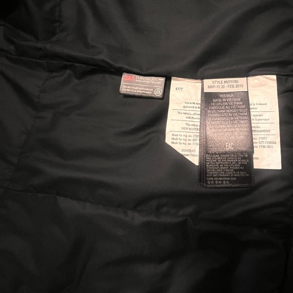 Marmot Puffer Featherless Echo Vest Women’s Medium 3m Thinsulate Black - Picture 5 of 6